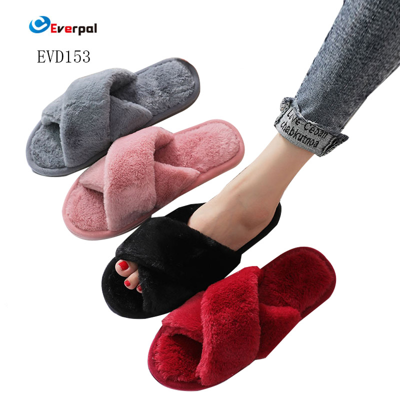 Womens Fur Slippers